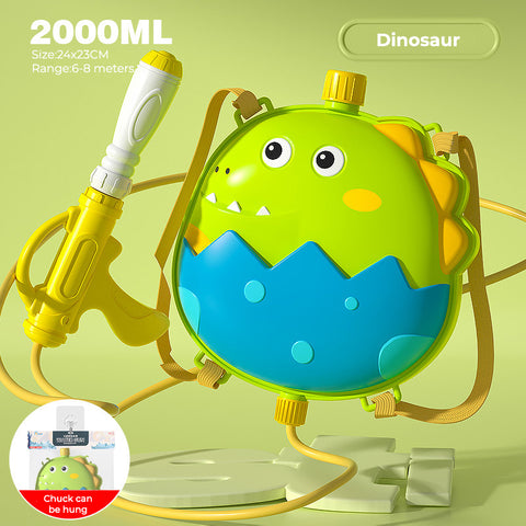 Babyproph Backpack Water Gun For Kid's Cartoon Design Large Capacity Pull-out Water Gun Outdoor Babyproph Backpack Water Gun For Kid's Cartoon Design Large Capacity Pull-out Water Gun Outdoor