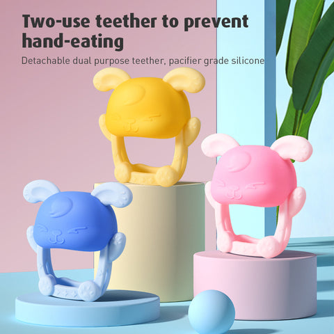 Babyproph Premium Baby Teether Rabbit Silicone BPA Free Biting Food Grade Material Babyproph Premium Baby Teether Rabbit Silicone BPA Free Biting Food Grade Material