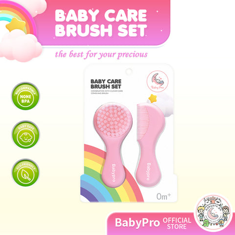 Babyproph Premium Baby Comb Hair Brush Care Grooming Tool 2Pcs Set Babyproph Premium Baby Comb Hair Brush Care Grooming Tool 2Pcs Set