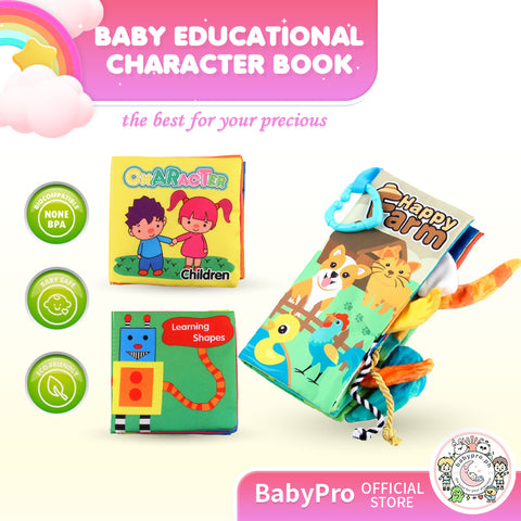 Babyproph Washable Early Educational Books For Toddlers With Rustle Sound Babyproph Washable Early Educational Books For Toddlers With Rustle Sound