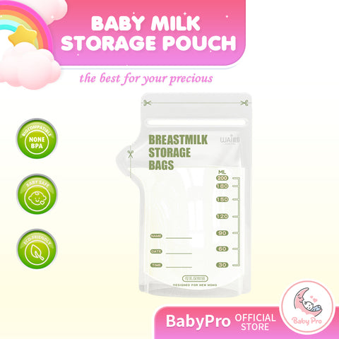 Babyproph Breast Milk Storage Bag 200ml 30 Clear bags Zip Lock Double Sealing Strips Babyproph Breast Milk Storage Bag 200ml 30 Clear bags Zip Lock Double Sealing Strips