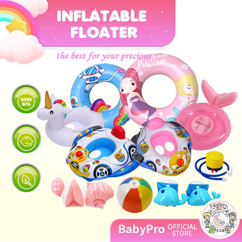 Babyproph Kids Inflatable Swimming Ring Floater and Swimming Arm Floater Babyproph Kids Inflatable Swimming Ring Floater and Swimming Arm Floater