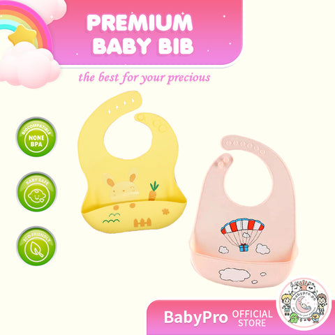 Babyproph Premium Baby Silicone Bib Food Washable Waterproof BPA FREE for Toddler Babyproph Premium Baby Silicone Bib Food Washable Waterproof BPA FREE for Toddler