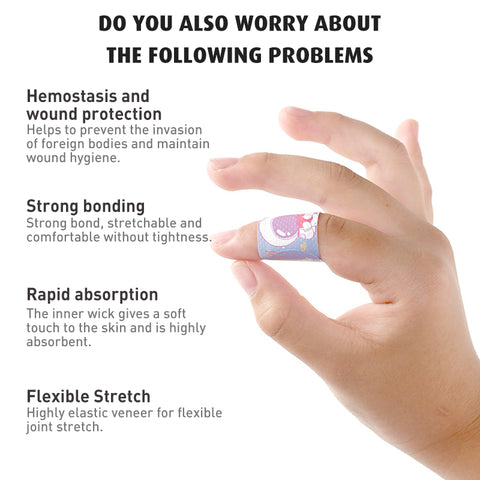 Babyproph Premium 20PCS/Box Cute Bandage Waterproof Breathable Band Aid Babyproph Premium 20PCS/Box Cute Bandage Waterproof Breathable Band Aid