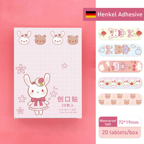 Babyproph Premium 20PCS/Box Cute Bandage Waterproof Breathable Band Aid Babyproph Premium 20PCS/Box Cute Bandage Waterproof Breathable Band Aid