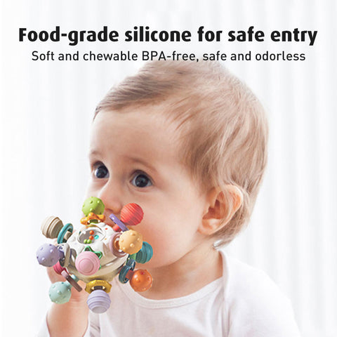 Babyproph Premium Baby Teether Toys Manhattan Ball Educational Teether Toys Sound Rattles Babyproph Premium Baby Teether Toys Manhattan Ball Educational Teether Toys Sound Rattles