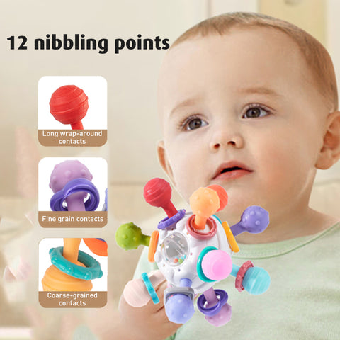 Babyproph Premium Baby Teether Toys Manhattan Ball Educational Teether Toys Sound Rattles Babyproph Premium Baby Teether Toys Manhattan Ball Educational Teether Toys Sound Rattles
