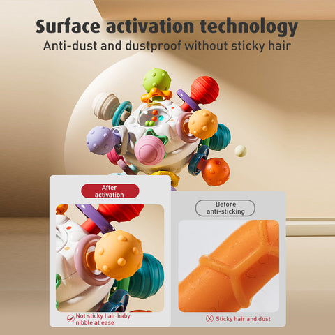 Babyproph Premium Baby Teether Toys Manhattan Ball Educational Teether Toys Sound Rattles Babyproph Premium Baby Teether Toys Manhattan Ball Educational Teether Toys Sound Rattles