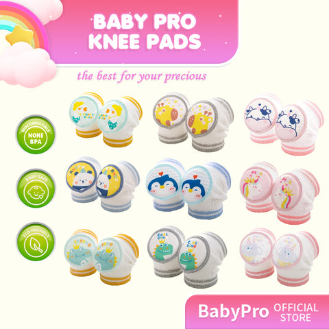 Babyproph Premium Baby Knee Pads Cute Cartoon Animal Print Knee Protector Babyproph Premium Baby Knee Pads Cute Cartoon Animal Print Knee Protector