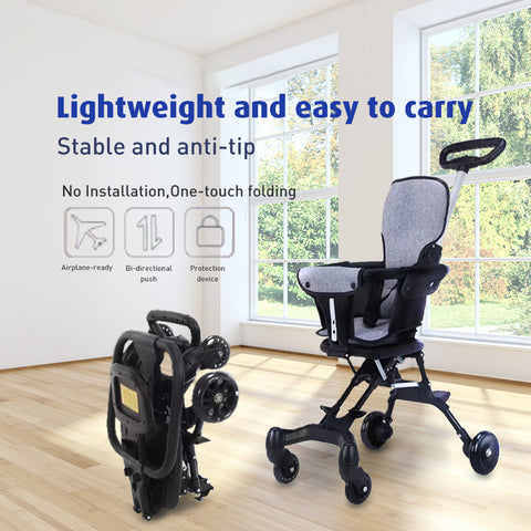 Babyproph Premium Baby Foldable Stroller Lightweight Toddler Stroller Bike With Two-way Swivel Seat Babyproph Premium Baby Foldable Stroller Lightweight Toddler Stroller Bike With Two-way Swivel Seat