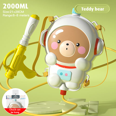 Babyproph Backpack Water Gun For Kid's Cartoon Design Large Capacity Pull-out Water Gun Outdoor Babyproph Backpack Water Gun For Kid's Cartoon Design Large Capacity Pull-out Water Gun Outdoor