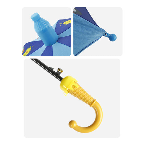 Babyproph Kid's Umbrella Cartoon Design With Protective Plastic Tube Cover Babyproph Kid's Umbrella Cartoon Design With Protective Plastic Tube Cover