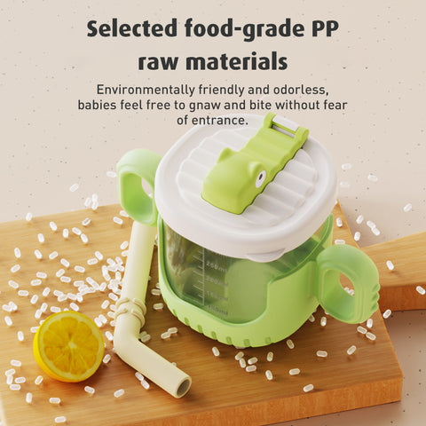 Babyproph Baby Crocodile Training Cup With Silicone Straw BPA free Babyproph Baby Crocodile Training Cup With Silicone Straw BPA free