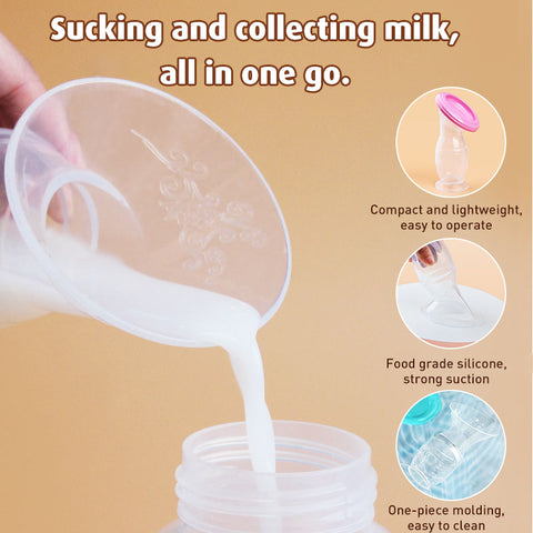 Babyproph Silicone Manual Breast Pump With Suction Base BPA Free Babyproph Silicone Manual Breast Pump With Suction Base BPA Free