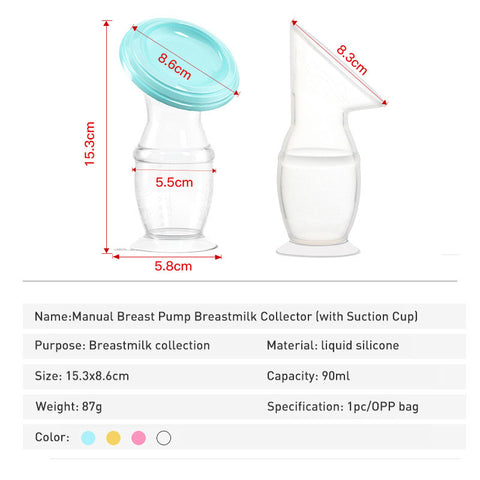 Babyproph Silicone Manual Breast Pump With Suction Base BPA Free Babyproph Silicone Manual Breast Pump With Suction Base BPA Free