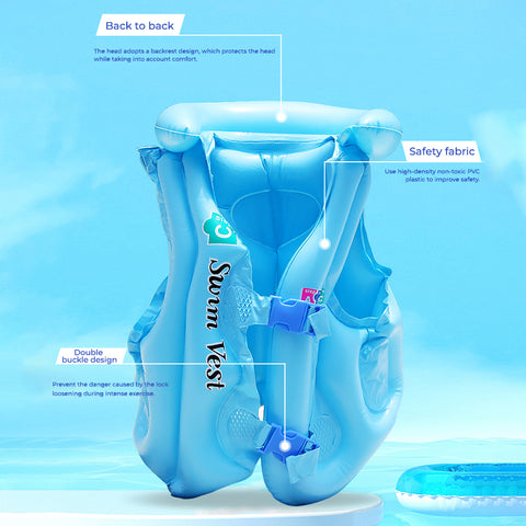 Babyproph Kids Inflatable Swimming Life Vest Jacket Babyproph Kids Inflatable Swimming Life Vest Jacket