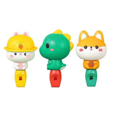 Babyproph Kids Cartoon Animal Whistle Toy With Lanyard Babyproph Kids Cartoon Animal Whistle Toy With Lanyard