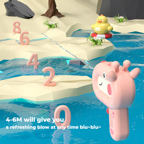 Babyproph Children's Cartoon Dinosaur and Giraffe Mini Water Gun Toy Babyproph Children's Cartoon Dinosaur and Giraffe Mini Water Gun Toy
