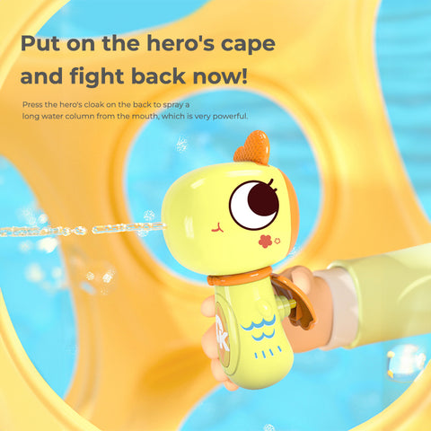 Babyproph Children's Cartoon Hero Cloak Mini Water Gun Toy Babyproph Children's Cartoon Hero Cloak Mini Water Gun Toy