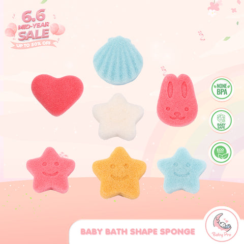 Babyproph Natural Konjac Gentle Cleansing Baby Bath Shape Sponge Babyproph Natural Konjac Gentle Cleansing Baby Bath Shape Sponge