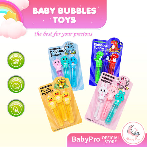 Babyproph 3pcs Cute Animal Bubble Stick Toys for Kids Babyproph 3pcs Cute Animal Bubble Stick Toys for Kids