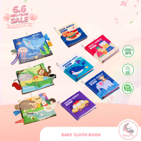 Babyproph Children's Educational Soft Cloth Books Babyproph Children's Educational Soft Cloth Books