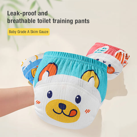 Babyproph Washable Training Pants Breathable Cute Cartoon Animal Diaper Pants for Baby Babyproph Washable Training Pants Breathable Cute Cartoon Animal Diaper Pants for Baby