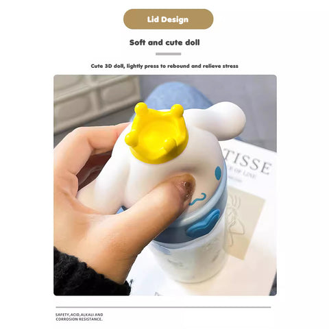 Babyproph Kids Kuromi Drinking Water Bottle Hot Cold Leakproof Water Bottle 500 ML Babyproph Kids Kuromi Drinking Water Bottle Hot Cold Leakproof Water Bottle 500 ML