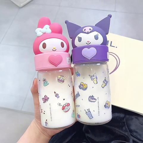 Babyproph Kids Kuromi Drinking Water Bottle Hot Cold Leakproof Water Bottle 500 ML Babyproph Kids Kuromi Drinking Water Bottle Hot Cold Leakproof Water Bottle 500 ML