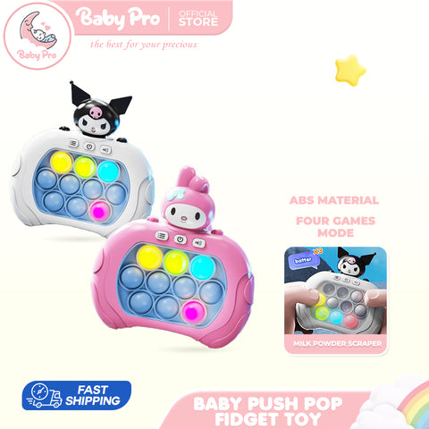 Babyproph Kids Pop It Game Machine Quick Push Pop It Fidget Toys Stress Reliever Toy Babyproph Kids Pop It Game Machine Quick Push Pop It Fidget Toys Stress Reliever Toy