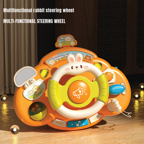 Babyproph Steering Wheel Toy For Kids Montessori Educational Toy With Sounds Babyproph Steering Wheel Toy For Kids Montessori Educational Toy With Sounds