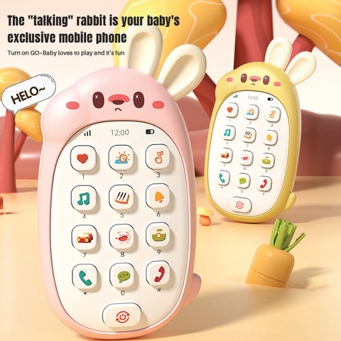 Babyproph Baby Rabbit Phone Toys With Sounds Educational Playing Toys Babyproph Baby Rabbit Phone Toys With Sounds Educational Playing Toys