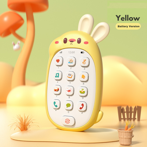 Babyproph Baby Rabbit Phone Toys With Sounds Educational Playing Toys Babyproph Baby Rabbit Phone Toys With Sounds Educational Playing Toys