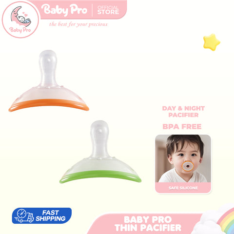 Babyproph Newborn Baby Soft Silicone Thin Pacifier BPA-Free Babyproph Newborn Baby Soft Silicone Thin Pacifier BPA-Free