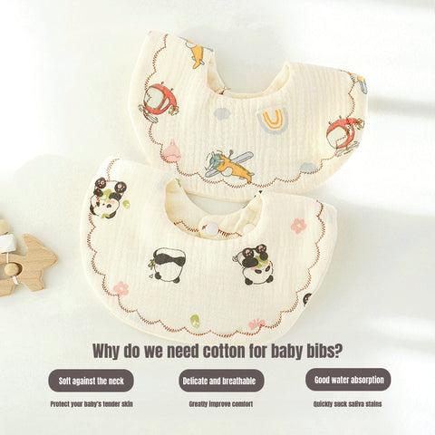 Babyproph Baby Adjustable Soft Cotton Absorbent Bib Babyproph Baby Adjustable Soft Cotton Absorbent Bib