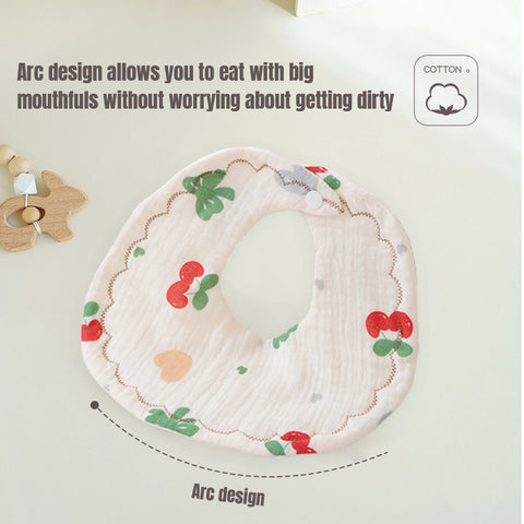 Babyproph Baby Adjustable Soft Cotton Absorbent Bib Babyproph Baby Adjustable Soft Cotton Absorbent Bib