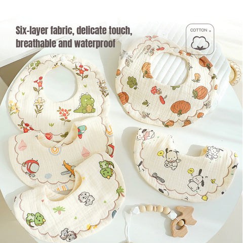 Babyproph Baby Adjustable Soft Cotton Absorbent Bib Babyproph Baby Adjustable Soft Cotton Absorbent Bib
