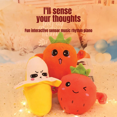 Babyproph Kids Human Body Sensing Music Toy Fruit Plush Sensing Metronome Interactive Toys Babyproph Kids Human Body Sensing Music Toy Fruit Plush Sensing Metronome Interactive Toys