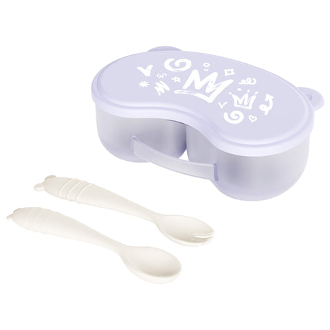 Babyproph Baby Portable Food Container Beans Lunch Box With Spoon Fork Babyproph Baby Portable Food Container Beans Lunch Box With Spoon Fork