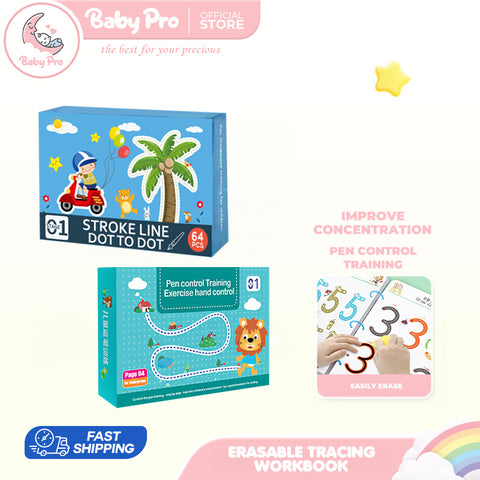 Babyproph Kids Erasable Tracing Workbook Early Educational Training Books Babyproph Kids Erasable Tracing Workbook Early Educational Training Books