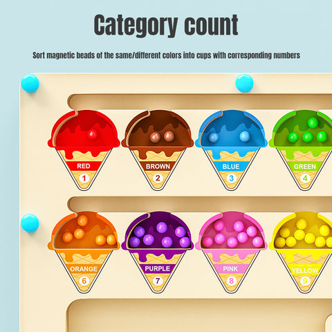 Babyproph Kids Magnetic Color Sorting Maze Board Game Early Educational Toy Babyproph Kids Magnetic Color Sorting Maze Board Game Early Educational Toy