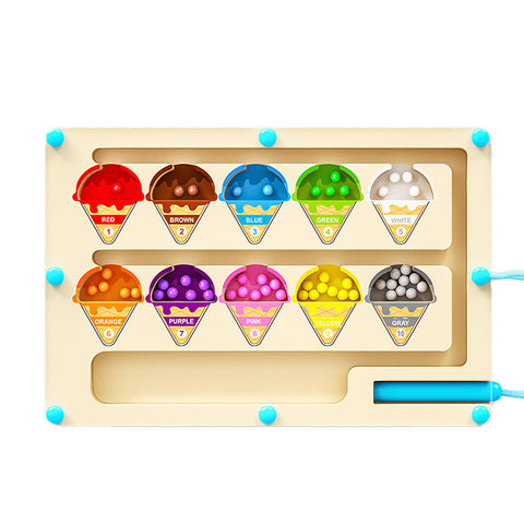 Babyproph Kids Magnetic Color Sorting Maze Board Game Early Educational Toy Babyproph Kids Magnetic Color Sorting Maze Board Game Early Educational Toy