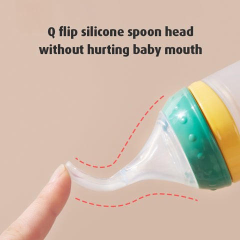 Babyproph Premium Baby Soft Silicone Bottle With Spoon Squeeze Feeding Bottle Multifunction Babyproph Premium Baby Soft Silicone Bottle With Spoon Squeeze Feeding Bottle Multifunction