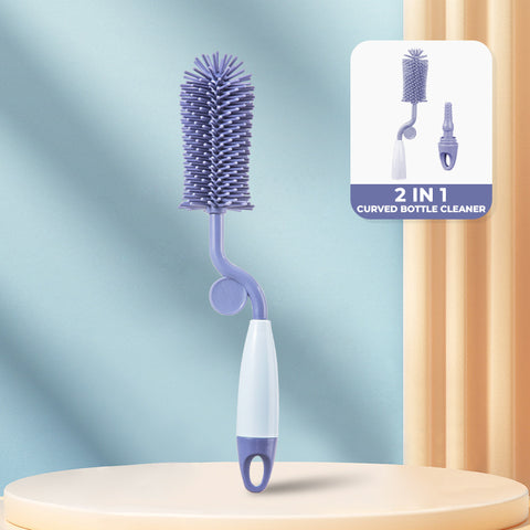 Babyproph 3 in 1 Non-Scratch Baby Milk Bottle Cleaner Silicone Brush Set Babyproph 3 in 1 Non-Scratch Baby Milk Bottle Cleaner Silicone Brush Set