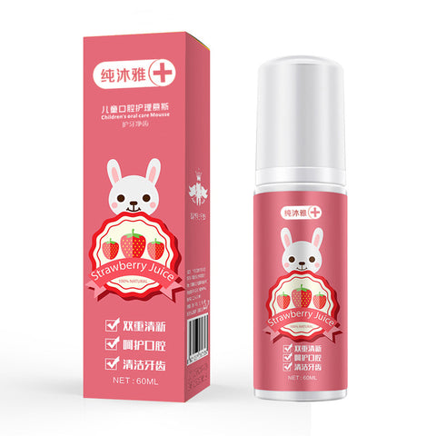 Babyproph Kid's Foam Toothpaste Strawberry and Orange Flavor Teeth Cleansing Mousse Deeply Cleaning For Child Babyproph Kid's Foam Toothpaste Strawberry and Orange Flavor Teeth Cleansing Mousse Deeply Cleaning For Child