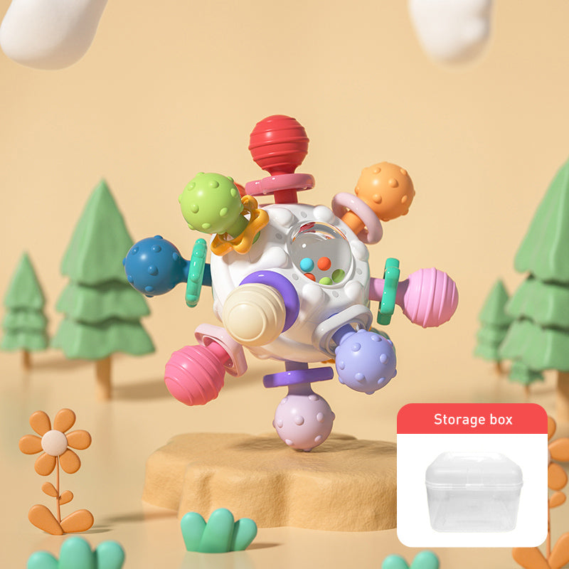 Babyproph Premium Baby Teether Toys Manhattan Ball Educational Teether Toys Sound Rattles