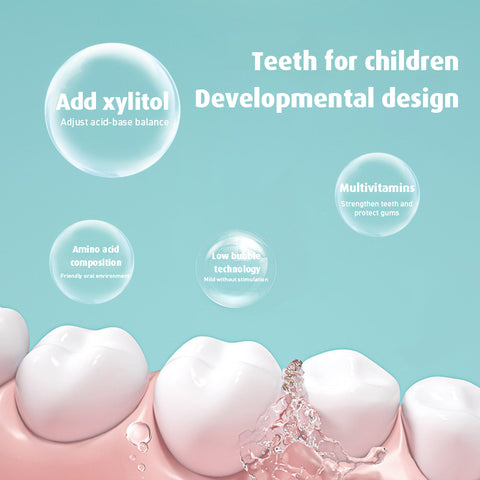 Babyproph Kid's Foam Toothpaste Strawberry and Orange Flavor Teeth Cleansing Mousse Deeply Cleaning For Child Babyproph Kid's Foam Toothpaste Strawberry and Orange Flavor Teeth Cleansing Mousse Deeply Cleaning For Child