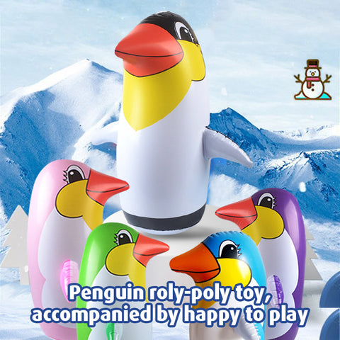 Babyproph Penguin Tumbler Inflatable Rocking Penguin Toy Balloon For Children's Babyproph Penguin Tumbler Inflatable Rocking Penguin Toy Balloon For Children's