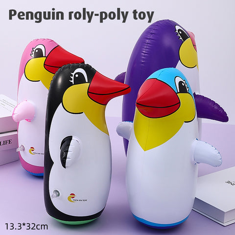Babyproph Penguin Tumbler Inflatable Rocking Penguin Toy Balloon For Children's Babyproph Penguin Tumbler Inflatable Rocking Penguin Toy Balloon For Children's