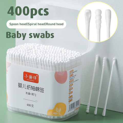 Babyproph Baby Spiral Cotton Swabs Thin Buds 200pcs/pack Babyproph Baby Spiral Cotton Swabs Thin Buds 200pcs/pack